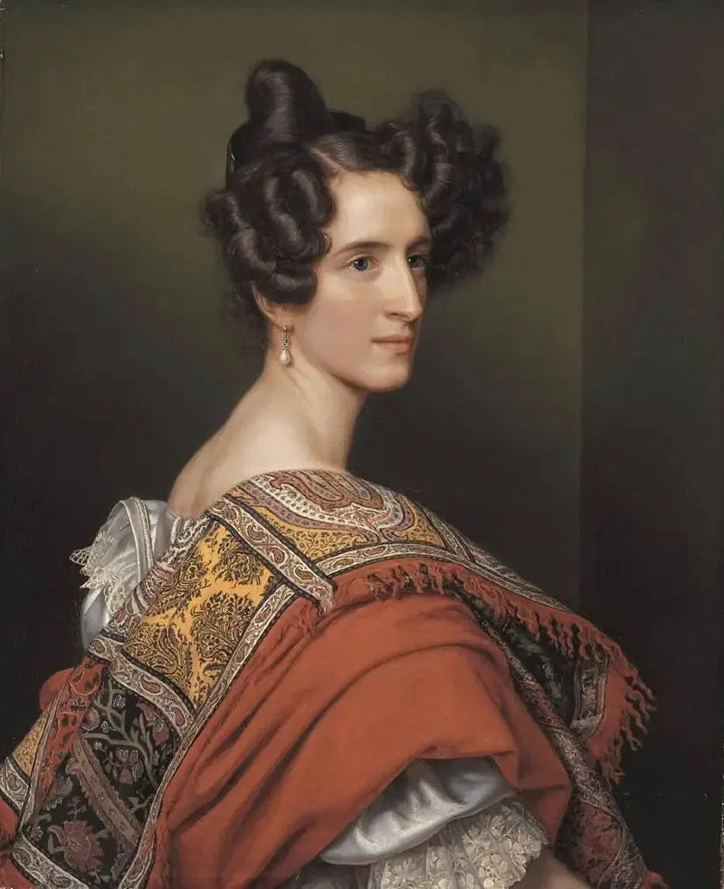 The courtesan Katharina Sigl-Vespermann - Joseph Karl Stieler