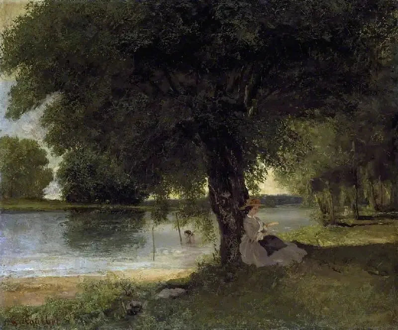 The Charente at Port-Bertaud - Gustave Courbet