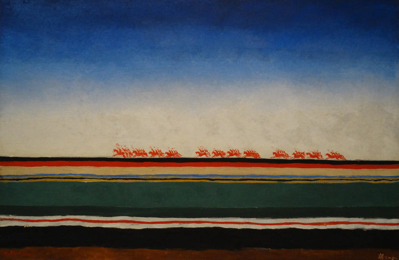 The Charge of the Red Cavalry - Kazimir Malevich