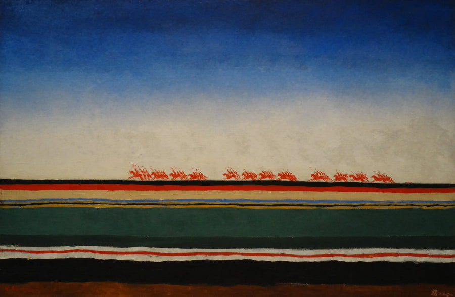 The Charge of the Red Cavalry - Kazimir Malevich
