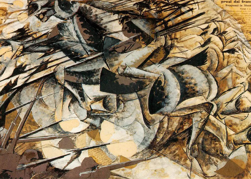 The Charge of the Lancers - Umberto Boccioni