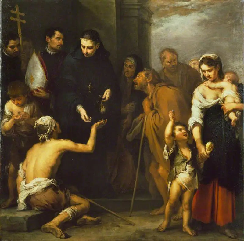 The Charity of Saint Thomas de Villanueva - Bartolomé Esteban Murillo