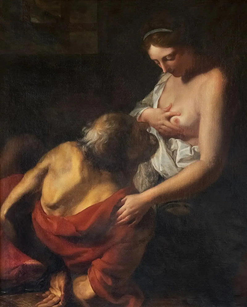 The Roman Charity - Pierre Subleyras
