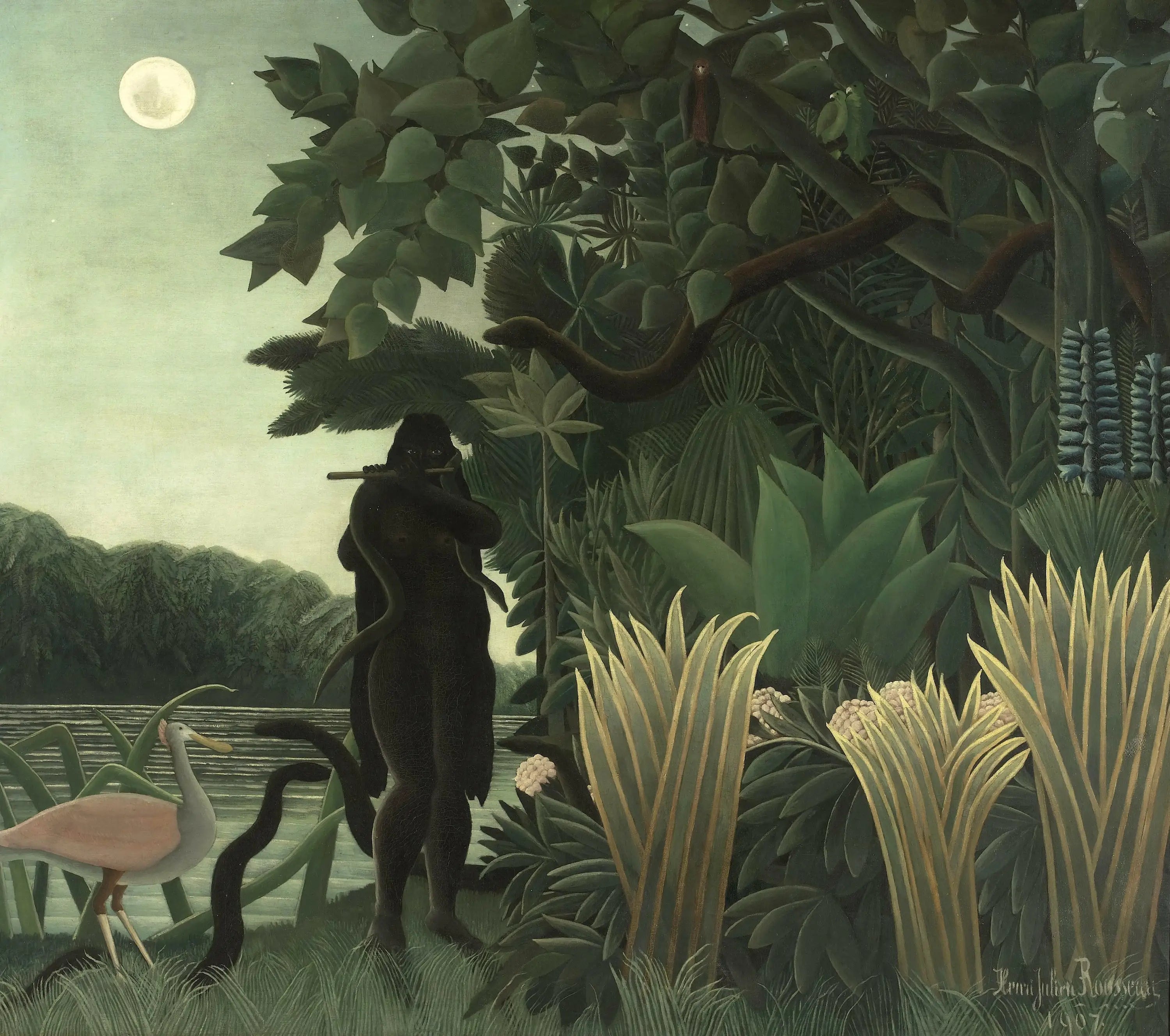 La Charmeuse de serpents - Henri Rousseau - Alpha Reproduction