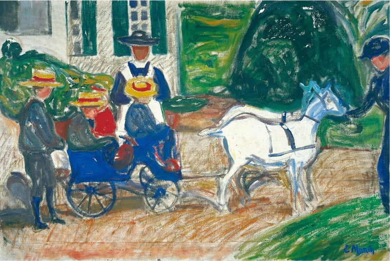 The Goat Cart - Edvard Munch