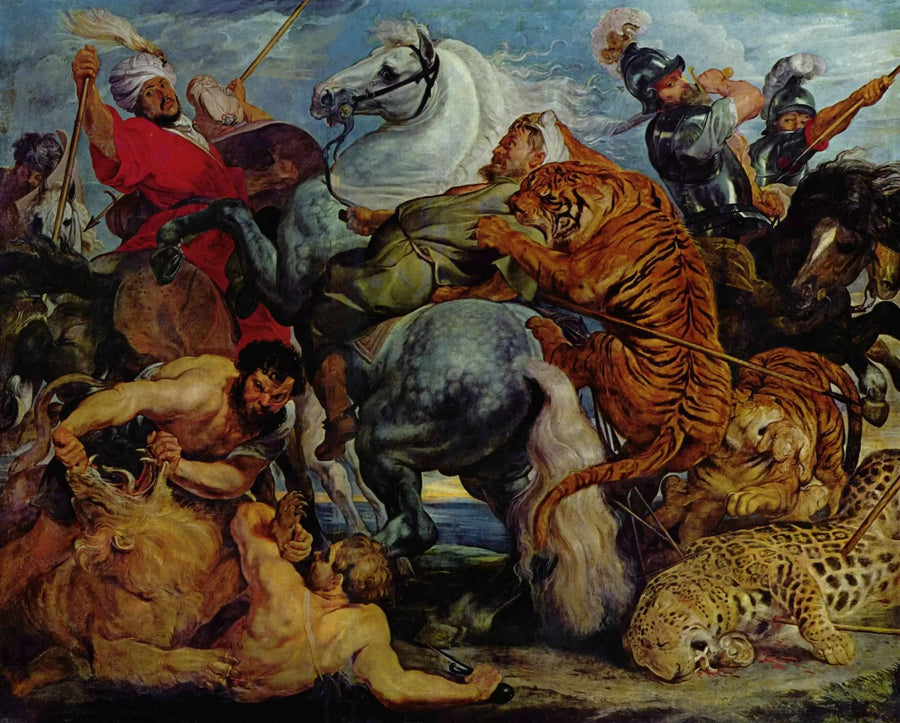 The Tiger Hunt - Peter Paul Rubens