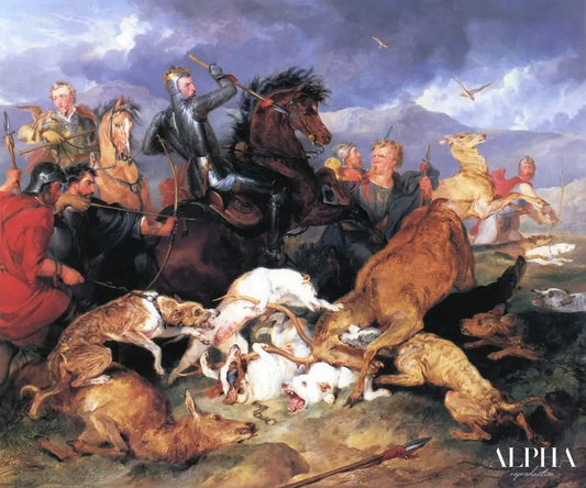 La chasse de Chevy Chase - Edwin Landseer - Reproductions de tableaux et peintures haut de gamme