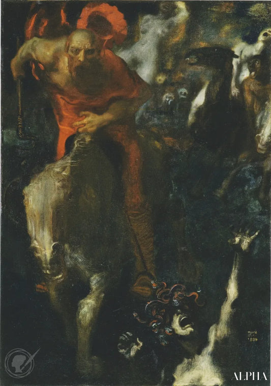 La Chasse Sauvage - Franz von Stuck Reproductions de tableaux à la peinture à l’huile