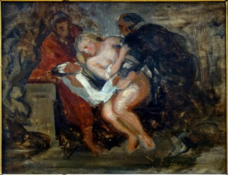 The Chaste Susanna - Eugène Delacroix