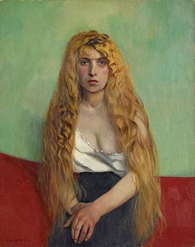 The blonde hair - Félix Vallotton