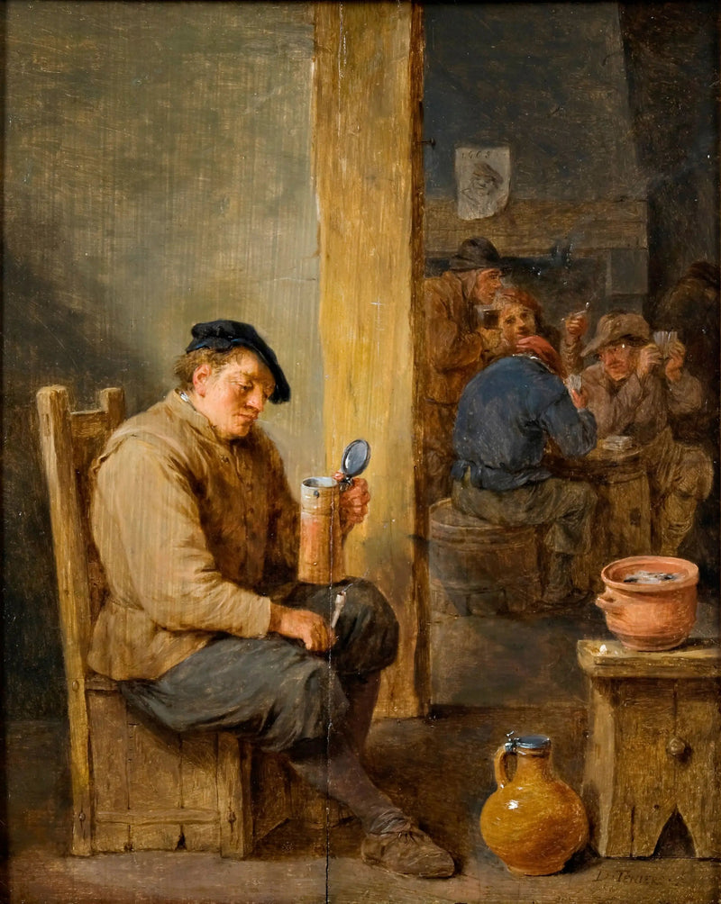 The Empty Tankard - David Teniers the Younger