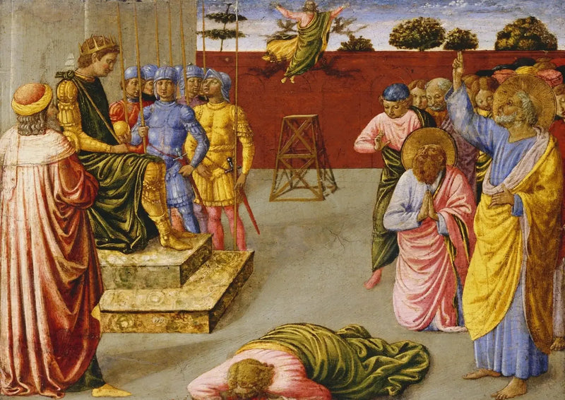 The Fall of Simon Magus - Benozzo Gozzoli