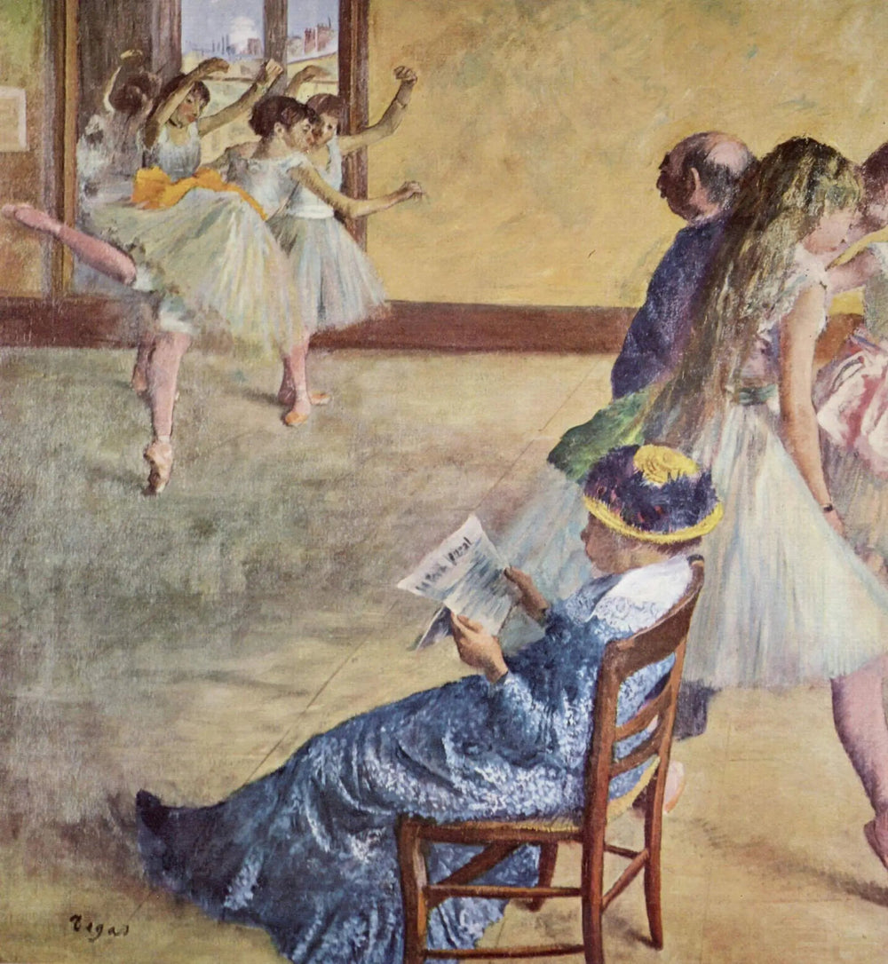 La classe de ballet - Edgar Degas image 1 reproduction de peinture à l’huile