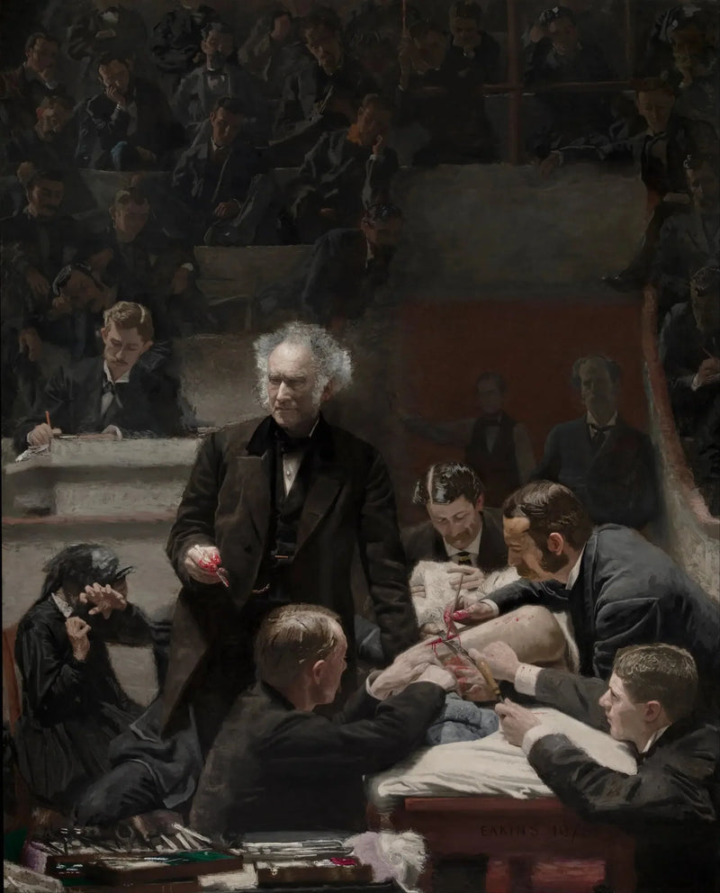 The Clinic of Dr. Gross - Thomas Eakins