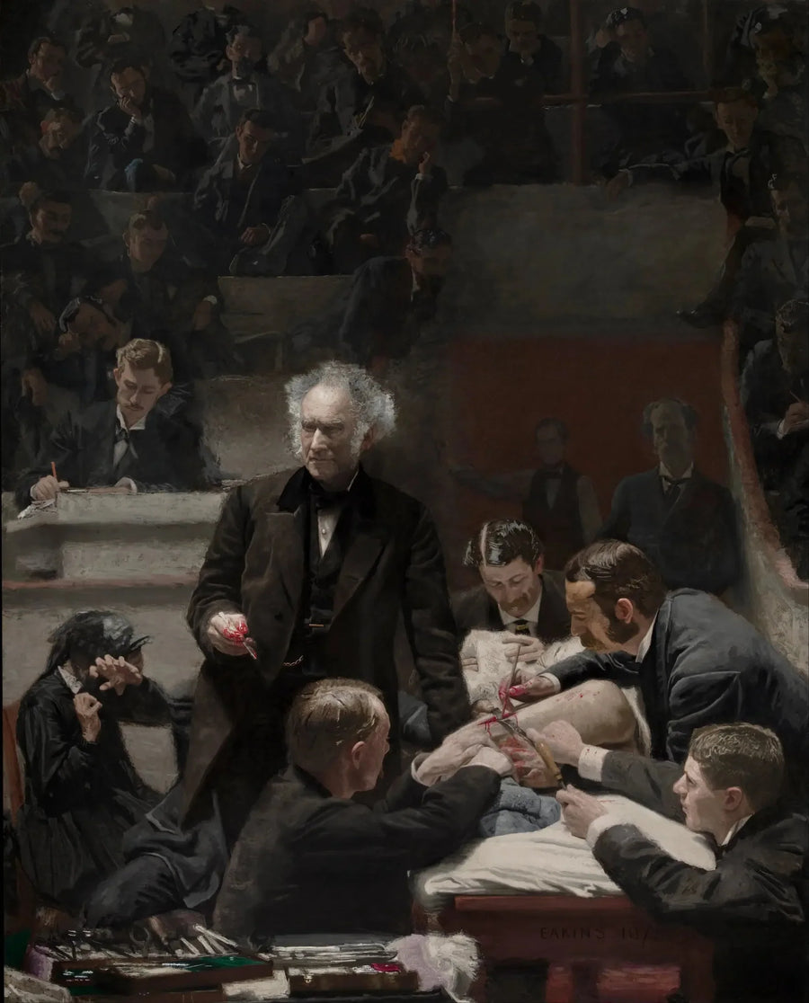 The Clinic of Dr. Gross - Thomas Eakins