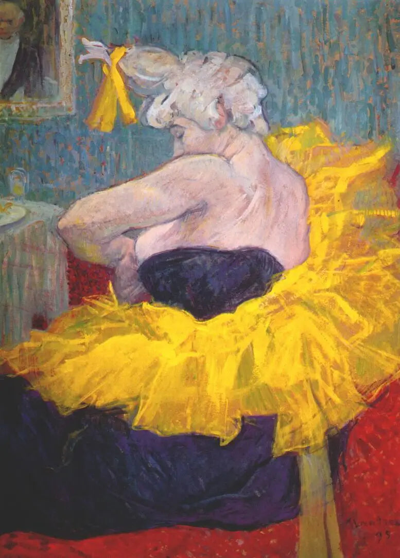 The Clowness Cha-U-Kao - Henri de Toulouse-Lautrec