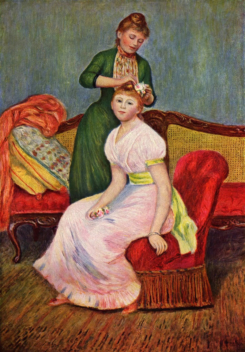 The Hairdo - Pierre-Auguste Renoir