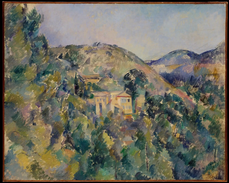 The Hill of the Poor near the Black Castle, with a view of Saint-Joseph - Paul Cézanne
