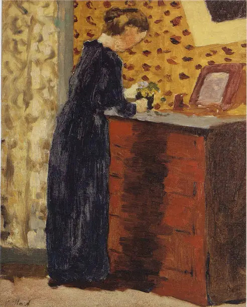 The Red Dresser - Édouard Vuillard