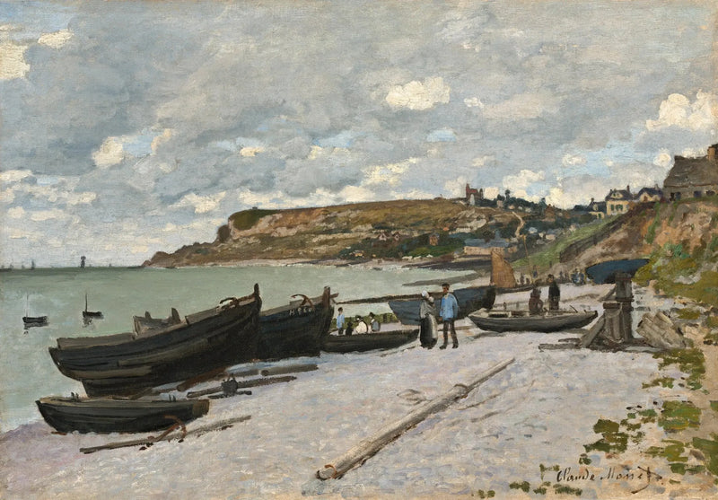The town of Saint-Martin - Claude Monet
