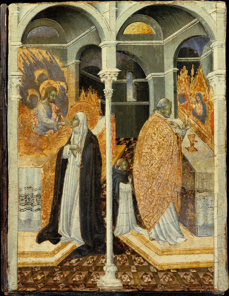 The Miraculous Communion of Saint Catherine of Siena - Giovanni di Paolo