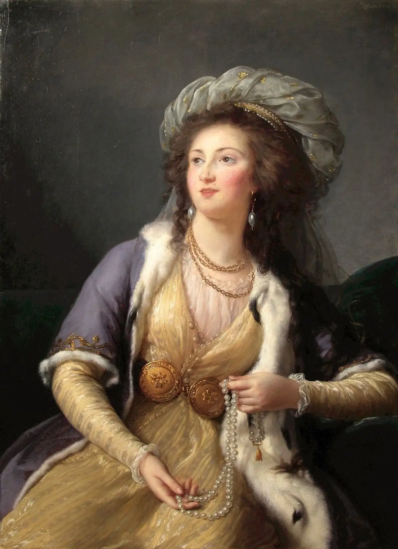 The Countess of Clermont-Tonnerreen sultana - Élisabeth Vigeé Le Brun