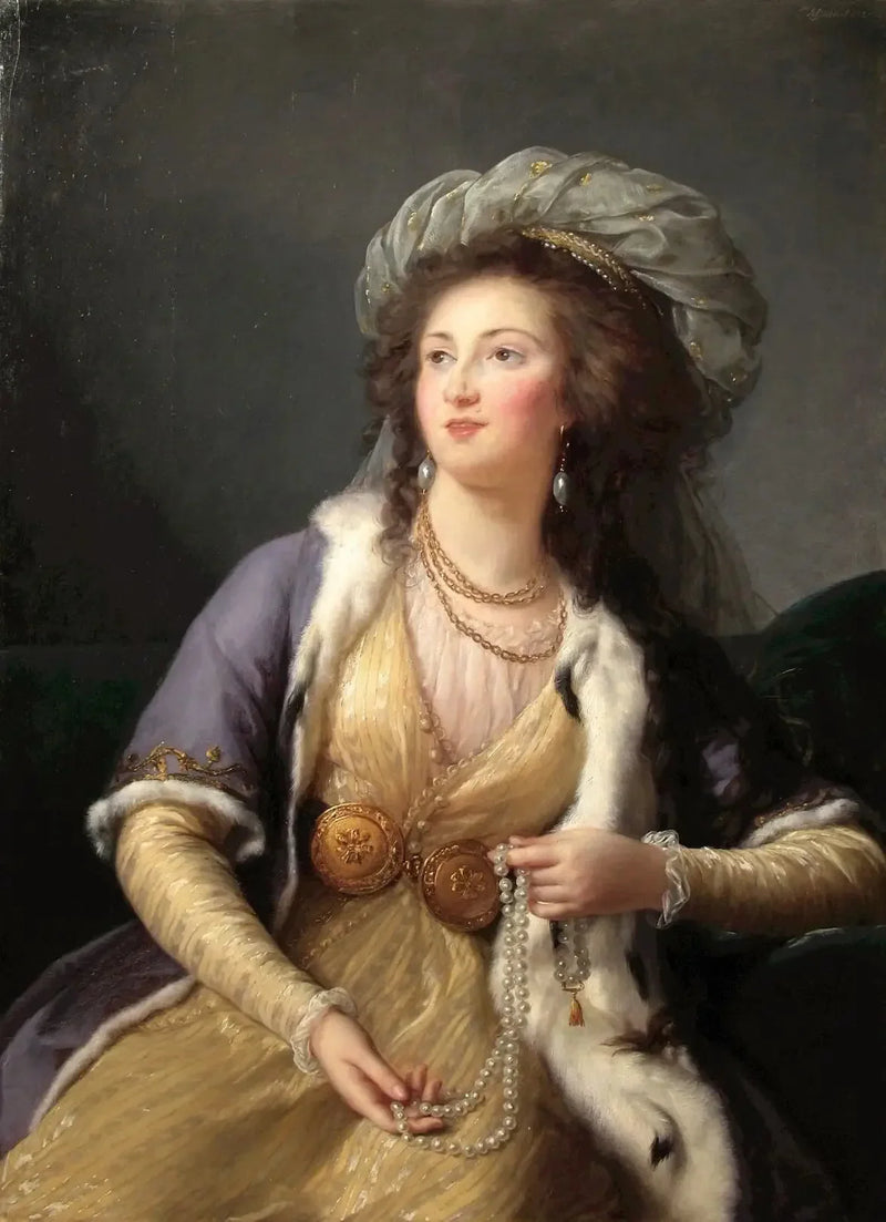 The Countess of Clermont-Tonnerreen sultana - Élisabeth Vigeé Le Brun