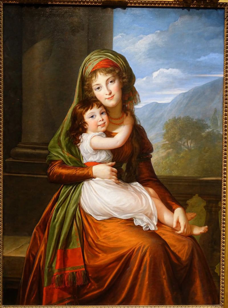 The Countess von Schoenfeld with her daughter - Élisabeth Vigée Le Brun