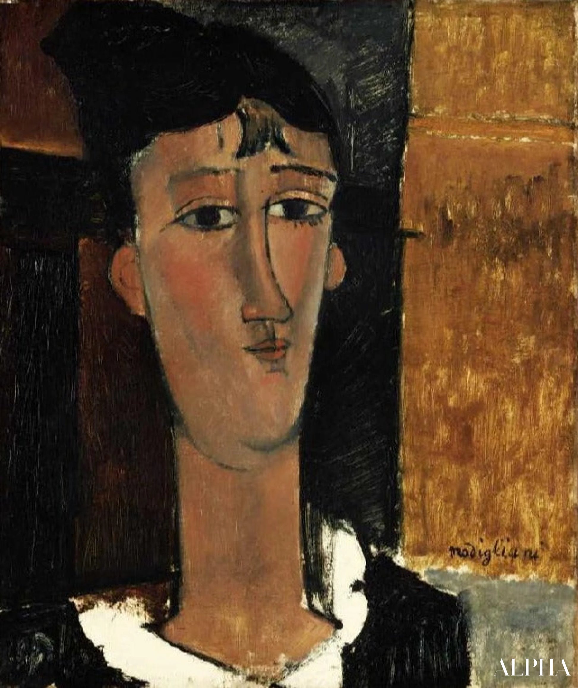 The concierge - Amadeo Modigliani - High-end reproductions of paintings and artworks