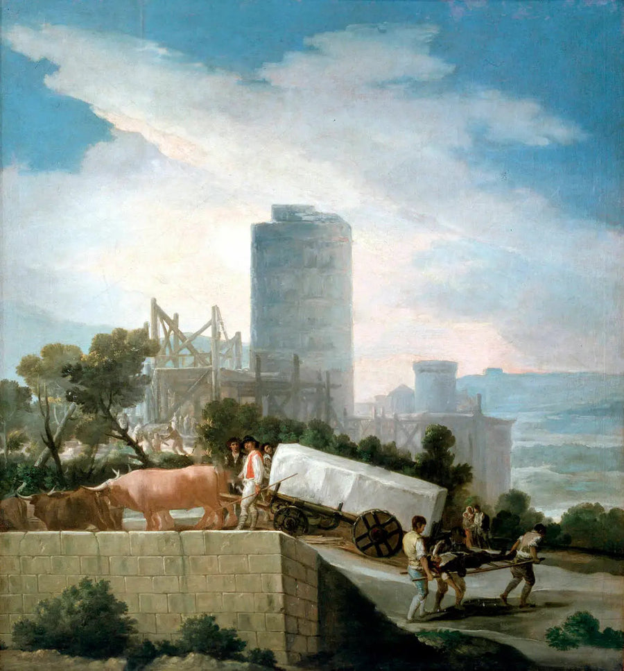 The Ploughing of a Field - Francisco de Goya
