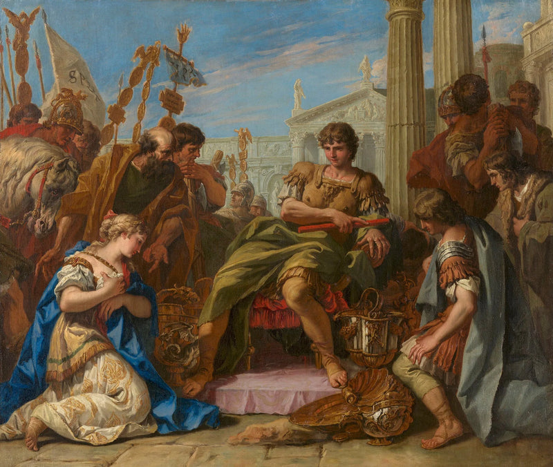 The continence of Scipio - Sebastiano Ricci