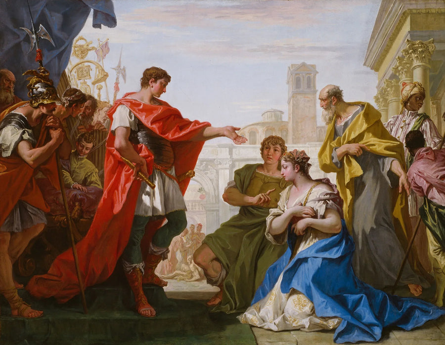 The continence of Scipio - Sebastiano Ricci