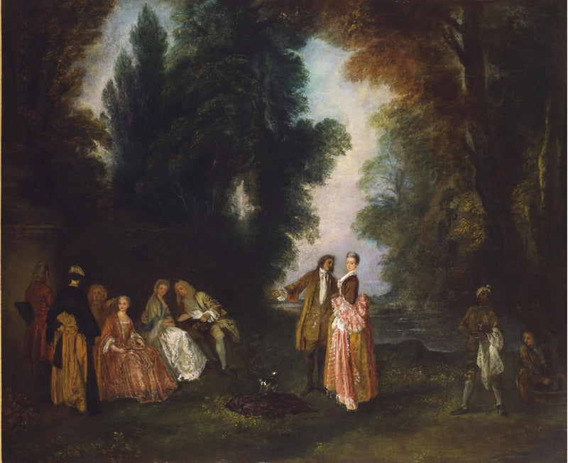 The Conversation - Antoine Watteau