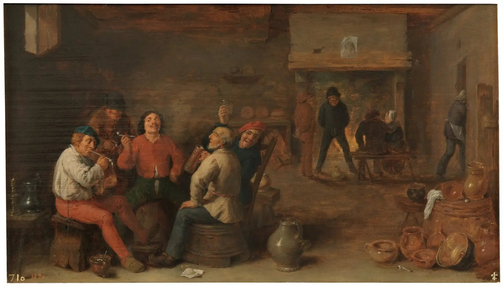 La conversation - David Teniers le Jeune - Alpha Reproduction