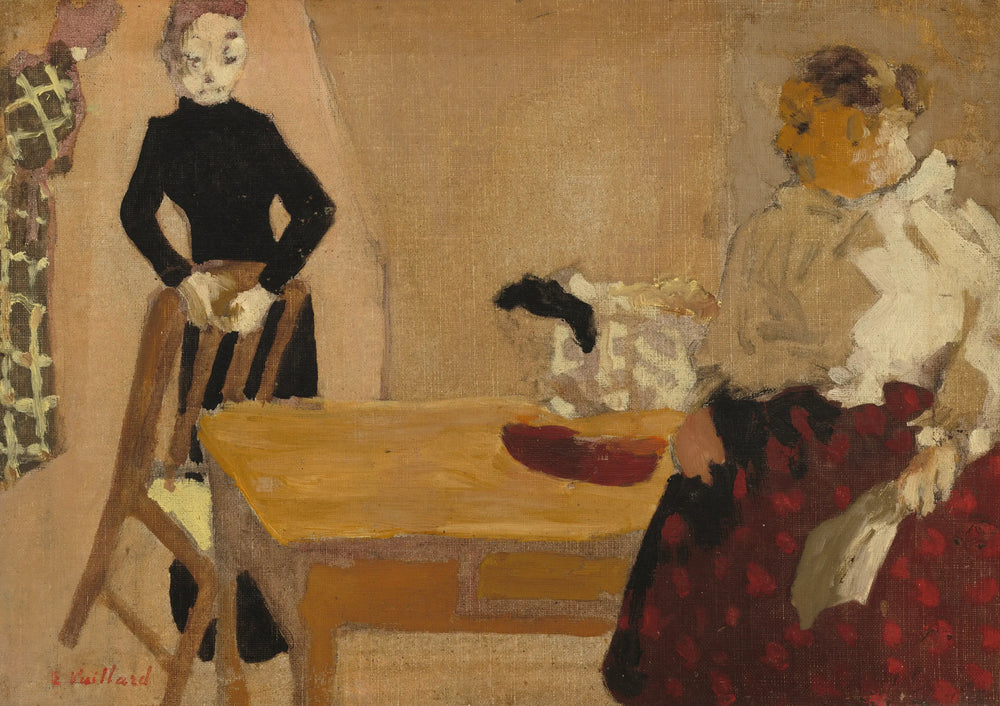 La conversation - Édouard Vuillard - Alpha Reproduction