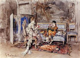 The Conversation - Giovanni Boldini