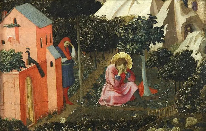 La Conversion de saint Augustin - Fra Angelico - Alpha Reproduction