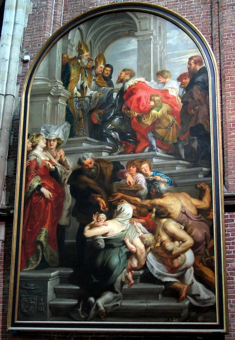 The Conversion of Saint Bavon - Peter Paul Rubens
