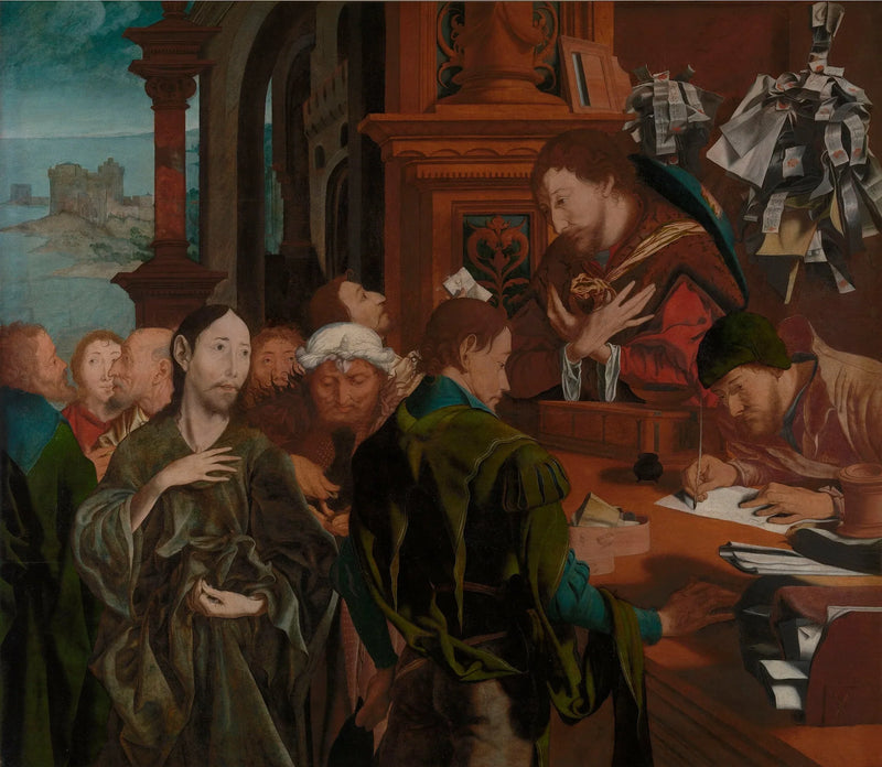 The Conversion of Saint Matthew - Marinus van Reymerswale