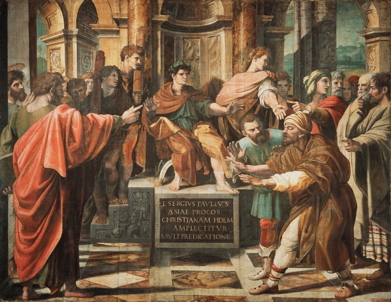 The Conversion of the Proconsul - Raphael Sanzio