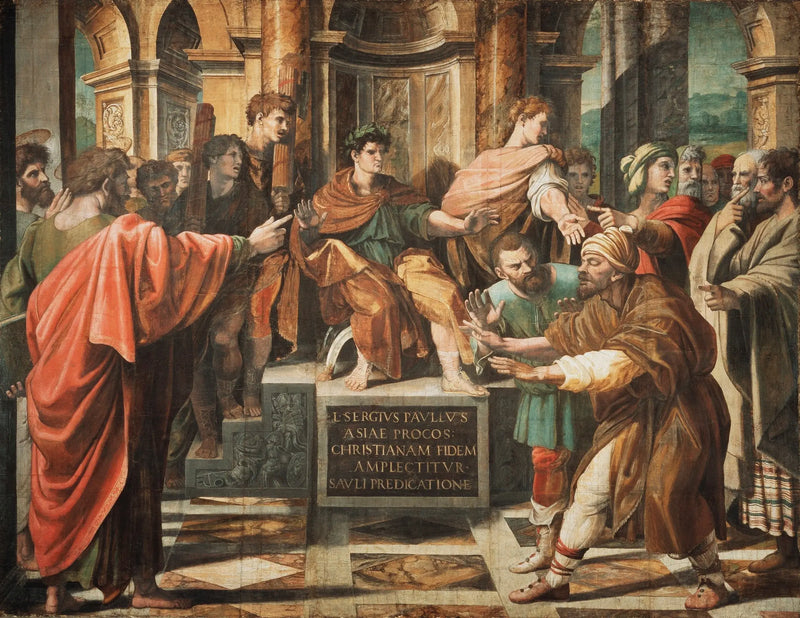 The Conversion of the Proconsul - Raphael Sanzio