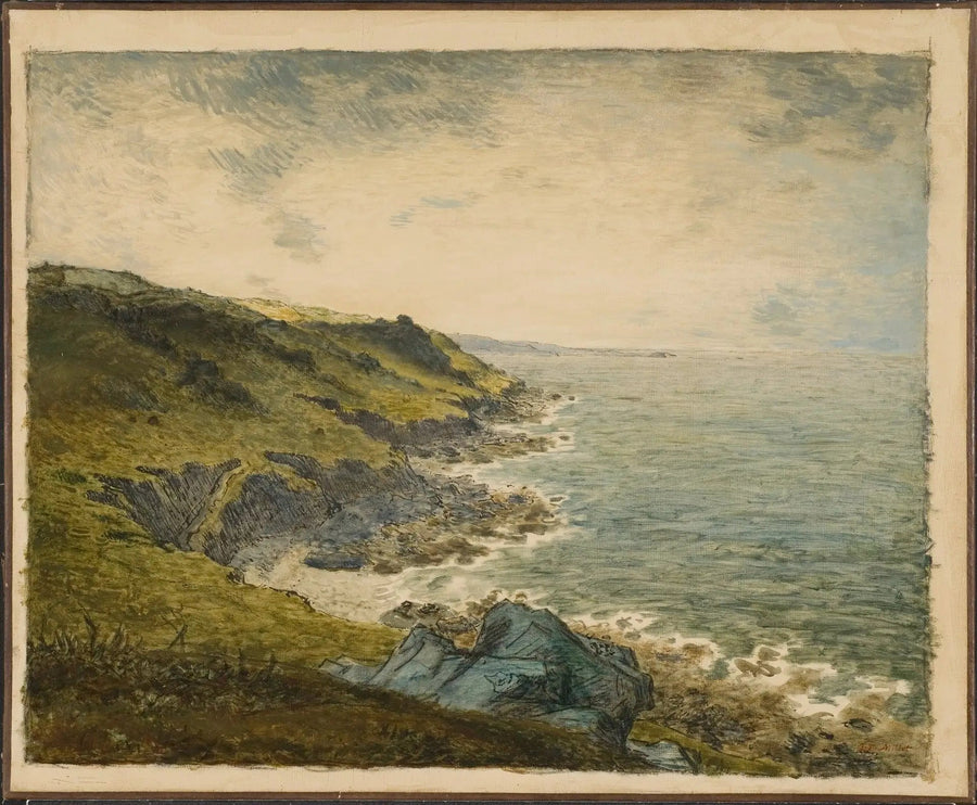 The Côte à Gréville - Jean-François Millet