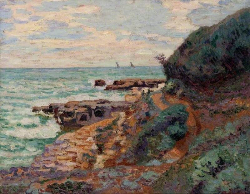 The coast at St Palais - Armand Guillaumin