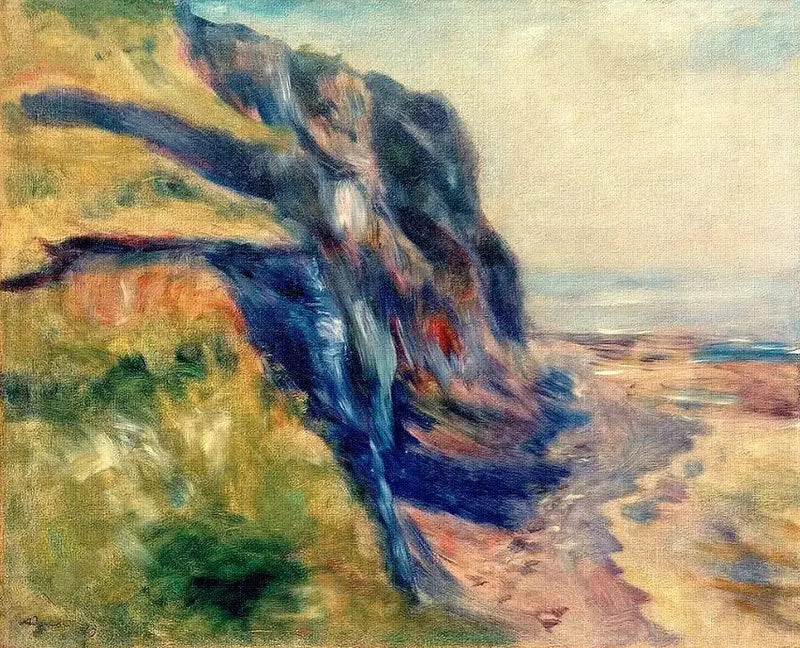The Coast Near Dieppe - Pierre-Auguste Renoir