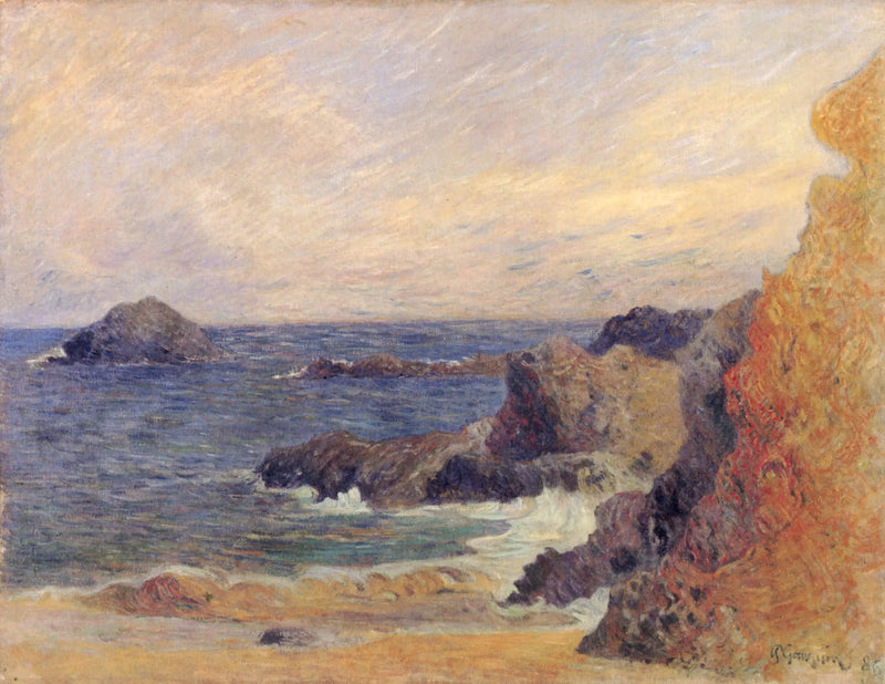 The Rocky Coast - Paul Gauguin