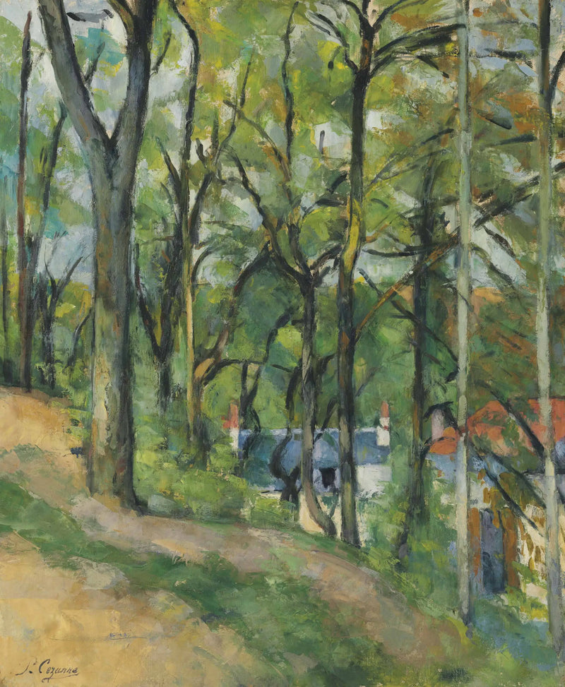 The Saint-Denis Coast at Pontoise - Paul Cézanne