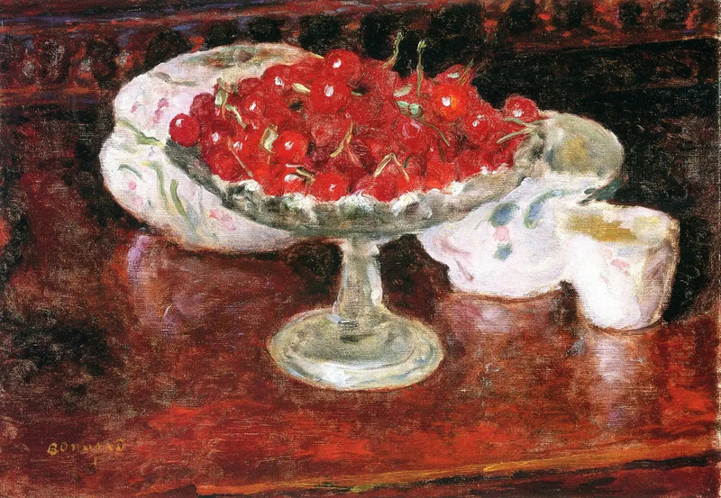 The Cherry Bowl - Pierre Bonnard