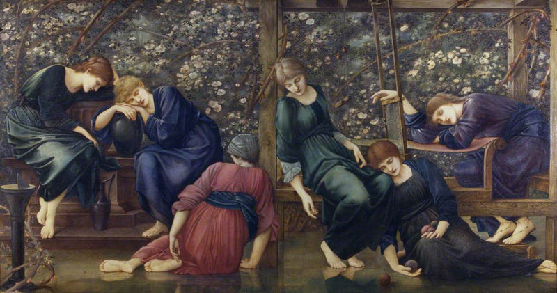 The Court of the Garden (from the Briar Rose series) - Edward Burne-Jones