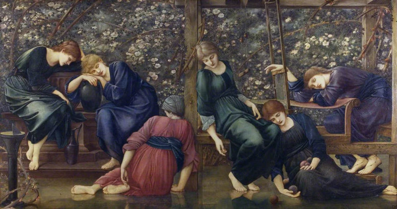 The Court of the Garden (from the Briar Rose series) - Edward Burne-Jones
