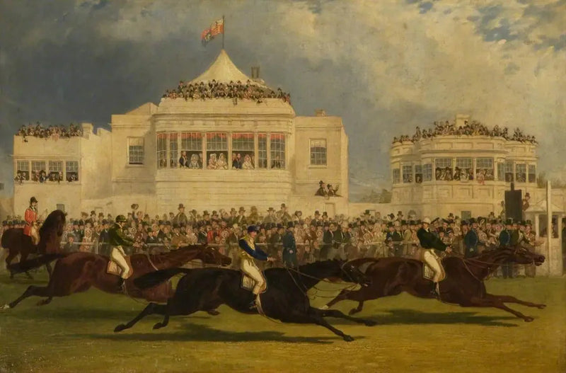 The Race for the Emperor of Russia's Cup at Ascot, 1845 - John Frederick Herring, Sr.